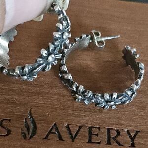 James Avery Margarita Hoops